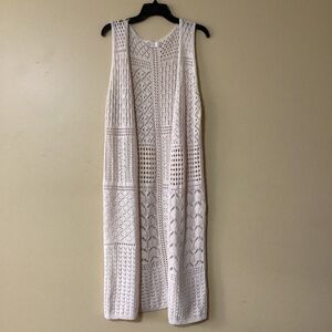 Altar’d State Knit Open Cardigan Vest M/L